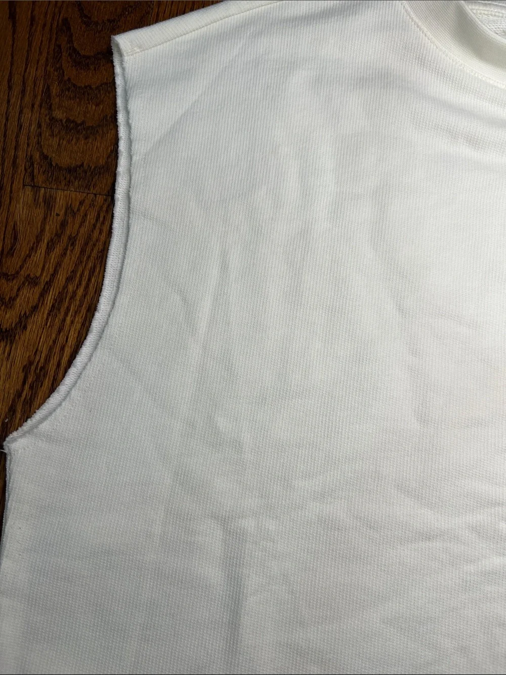 adidas Off-White Sleeveless Muscle Tank